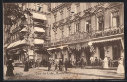 AK Berlin, Unter Den Linden, Kranzler-Ecke Mit Café Bauer  - Mitte