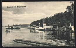 AK Grunewald, Anleger Am Gasthaus Schildhorn  - Grunewald