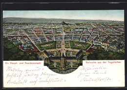 AK Karlsruhe, Panorama  - Karlsruhe