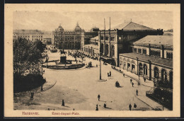 AK Hannover, Ernst-August-Platz, Bahnhof  - Hannover