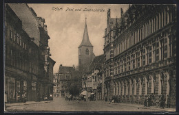 AK Erfurt, Post Und Lorenzkirche  - Erfurt