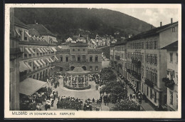 AK Wildbad Im Schwarzwald, Blick Auf Den Kurplatz  - Andere & Zonder Classificatie