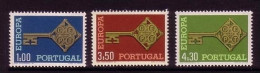 PORTUGAL MI-NR. 1051-1053 POSTFRISCH(MINT) EUROPA 1968 KREUZBARTSCHLÜSSEL - 1968