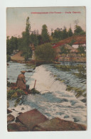 CPA - 87 - CHATEAUPONSAC (Haue-Vienne) - Pêcheur à La Ligne Au Moulin Chassain - CARTE RARE Voy 1937 En Couleur - Chateauponsac