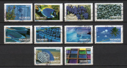 - FRANCE Adhésifs N° 118/27 Oblitérés - Série Complète TIMBRES POUR VACANCES 2007 (10 Timbres) - - Used Stamps