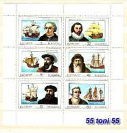 1990 Navigators And Their Ships  S/M-MNH  Bulgaria / Bulgarie - Nuovi