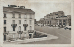 Cs247 Cartolina Milano Citta' Hotel Colombia 1933 - Milano (Milan)