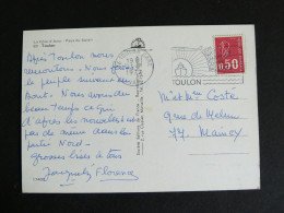 TOULON GARE - VAR - FLAMME SUR MARIANNE BEQUET - MULTIVUES - Mechanical Postmarks (Advertisement)