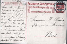 15062 - SUISSE -  Entier Postal De 1914 - Montreux