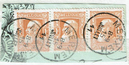 79 X 3  Sans Bdl  Obl Merxem - 1905 Breiter Bart