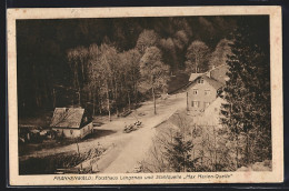 AK Langenau / Württemberg, Forsthaus Und Stahlquelle Max Marien-Quelle  - Hunting