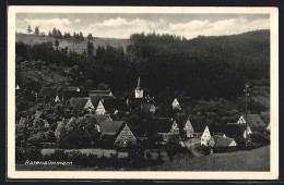 AK Rotenzimmern, Ortsansicht Mit Kirche Und Fachwerkhäusern  - Autres & Non Classés