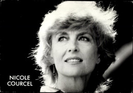 CPA Schauspielerin Nicole Courcel, Portrait, Autogramm - Attori