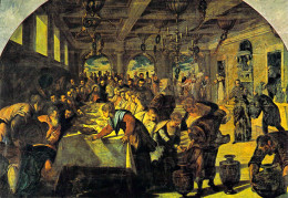 Venise - Eglise Du Salut - Les Noces De Cana Par Tintoretto - Sacristie (Détail) - Venetië (Venice)