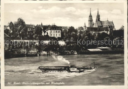 11622663 Basel BS Rheinfalz Dampfschiff Basel BS - Andere & Zonder Classificatie