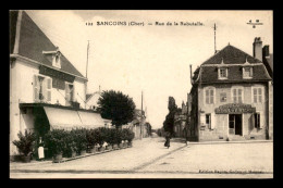 18 - SANCOINS - RUE DE RABUTELLE - EPICERIE R.DELORME - CAFE-HOTEL ST-JOSEPH - Sancoins