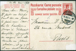 15063 - SUISSE -  Entier Postal De 1914 - Montreux