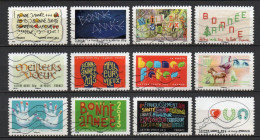 - FRANCE Adhésifs N° 763/74 Oblitérés - Série Complète MEILLEURS VOEUX 2012 (12 Timbres) - - Used Stamps
