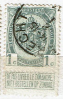 81  Obl  Brecht T2R  + 8 - 1893-1907 Wappen