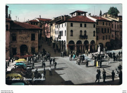 ASOLO:  PIAZZA  GARIBALDI  -  FOTO  COLORATA  A  MANO  -  FG - Treviso