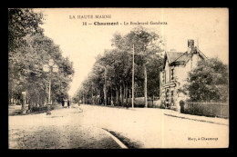 52 - CHAUMONT - LE BOULEVARD GAMBETTA - Chaumont