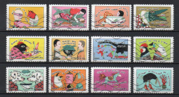 - FRANCE Adhésifs N° 789/800 Oblitérés - Série Complète SOURIRES 2013 (12 Timbres) - - Used Stamps