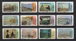 - FRANCE Adhésifs N° 825/36 Oblitérés - Série Complète AVANT ET APRÈS L'IMPRESSIONNISME 2013 (12 Timbres) - - Used Stamps