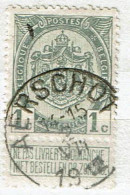 81  Obl  Aerschot T2R  + 4 - 1893-1907 Wappen