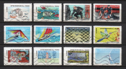 - FRANCE Adhésifs N° 889/900 Oblitérés - Série Complète FÊTE DU TIMBRE 2013 (12 Timbres) - - Usados