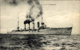 CPA Deutsches Kriegsschiff, SMS Karlsruhe, Kleiner Kreuzer - Autres & Non Classés