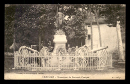 54 - VEZELISE - MONUMENT DU SOUVENIR FRANCAIS - GUERRE DE 1870 - Vezelise