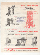 Villefranche Sur Saone (69)    Pub  PRACTICA  Démultiplicateurs  (PPP47363) - Advertising