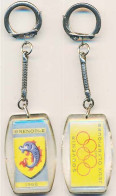 Porte-clefs "Grenoble Dauphin" X° Jeux Olympiques D'Hiver De Grenoble 1968 Olympic Games 68 - Autres & Non Classés