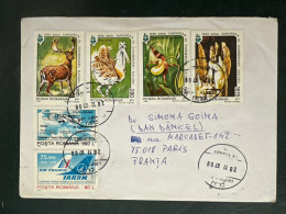 România 1997 Scrisoare Pentru Franța - Storia Postale