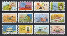 - FRANCE Adhésifs N° 965/76 Oblitérés - Série Complète ENVIRONNEMENT 2014 (12 Timbres) - - Usati