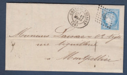 Indre Et Loire - P.C Du G.C  924  Et Cachet 17 CHATEAU RENAULT - 1849-1876: Période Classique