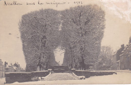 DEP89.........CARTE PHOTO AVALLON SOUS LA NEIGE 1912 - Avallon