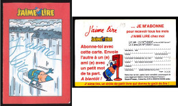 Carte Remplaçant Le Marque-page J'aime Lire N° 159 Avril 1990 Un Pirate Dans La Ville  Crayon Patineur - Bookmarks