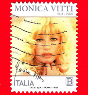 ITALIA - Usato - 2022 - Monica Vitti (1931 – 2022), Attrice - B - 2021-...: Oblitérés