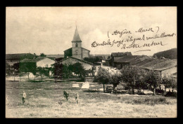 55 - DOMBASLE - VUE GENERALE ET L'EGLISE - SANS EDITEUR - Autres & Non Classés