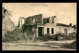 55 - CHAUVONCOURT - LA MAIRIE EN RUINE - EDITEUR COLIN - Autres & Non Classés