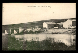 55 - CHAMPOUGNY - PONT ET ENTREE DU VILLAGE - EDITEUR RENARD - Autres & Non Classés