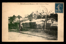 55 - BRIEULLES-SUR-MEUSE - ENTREE DU VILLAGE EN 1919 - SANS EDITEUR - Other & Unclassified