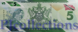 TRINIDAD & TOBAGO 5 DOLLARS 2020 PICK 61 POLYMER UNC - Trindad & Tobago