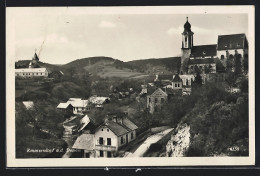 AK Emmersdorf A. D. Donau, Teilansicht Mit Kirche  - Sonstige & Ohne Zuordnung