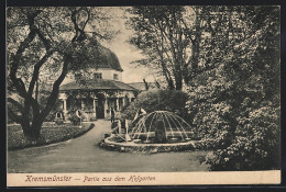 AK Kremsmünster, Partie Aus Dem Hofgarten Mit Brunnen  - Other & Unclassified