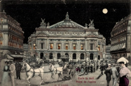 CPA Paris IX, Place De L’Opera Bei Nacht - Autres & Non Classés