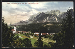 AK Haus /Obersteiermark, Teilansicht Mit Der Dachsteingruppe  - Sonstige & Ohne Zuordnung