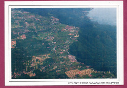 City On The Edge. Tagaytay City- Large Size, Divided Back, Photographer Earl Francis Catipay Guieb, New. - Filippine