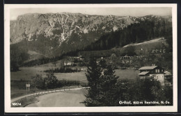 AK Orthof /N. Ö., Ortsansicht Vor Bergpanorama  - Andere & Zonder Classificatie